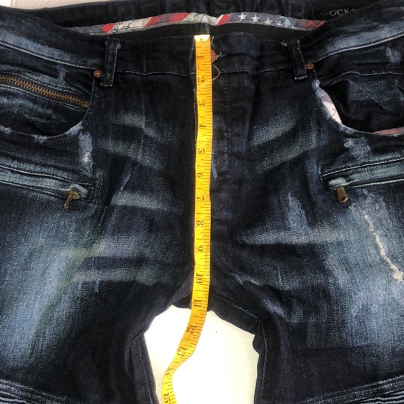 Rockstar Men Exclusive Tiger Fight Jeans EUC - Picture 12 of 14